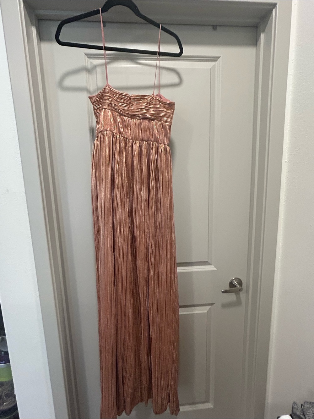 Lovers and Friends Emmy Dress in Rose Gold Metallic - Picture 6 of 8